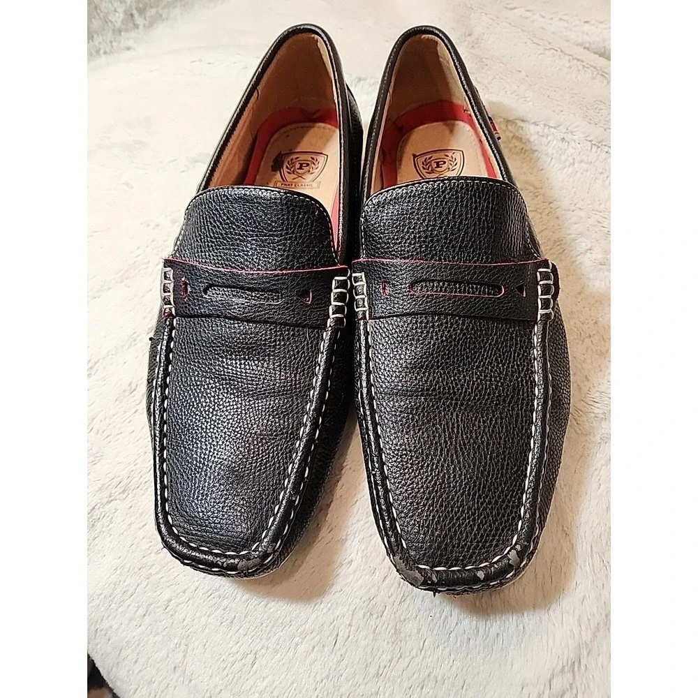 PHAT Farm Comfort Tech Black Driving Loafers Mens Shoes Size US 12 M
